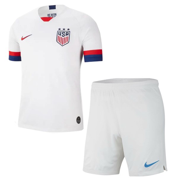 Camiseta Estados Unidos Primera equipación Niños 2019 Blanco